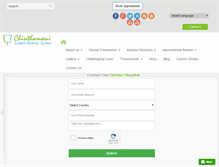Tablet Screenshot of dentalimplantsindia.org